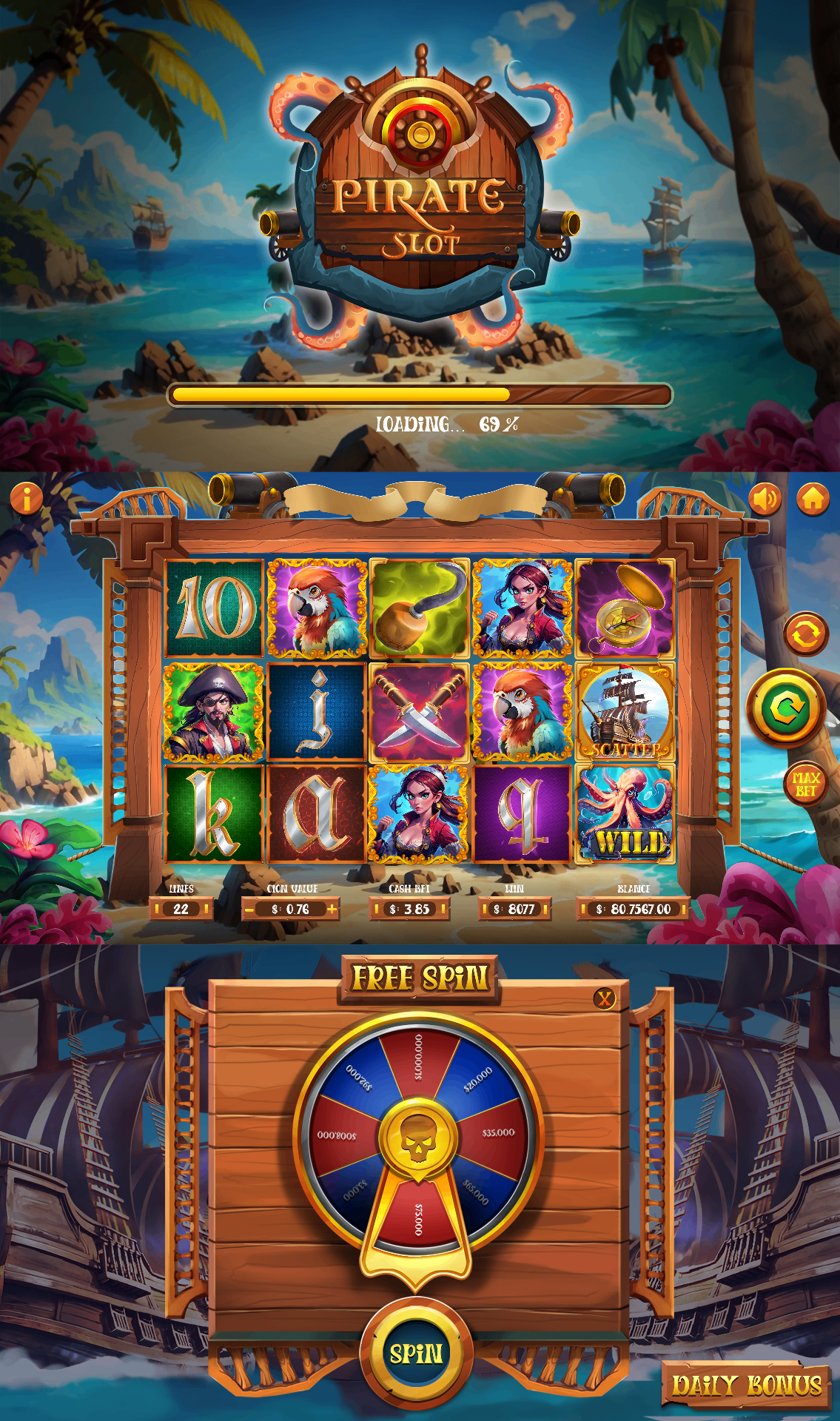 Game UI & Concept Art